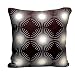 Starburst Throw Pillow - Cream/Coffee