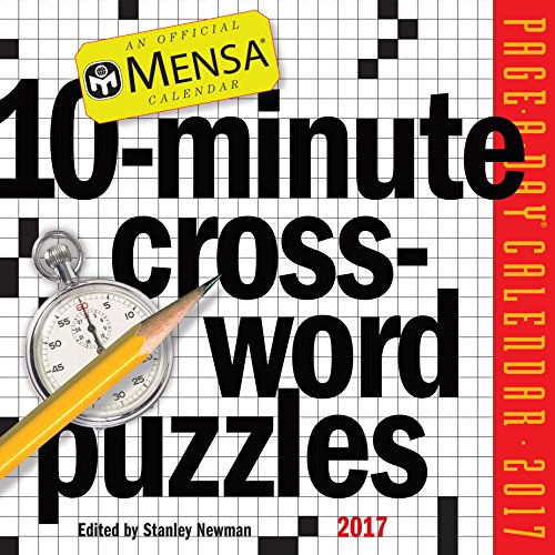 Mensa 10-Minute Crossword Puzzles Page-A-Day Calendar 2017