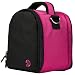 MAGENTA PINK Blue Slim Compact Protective Travel Digital Camera Carrying Case with Accessory Compartment For Canon Power-Shot A490 A495 A800 A1200 A2200 A3000 IS A3100 IS A3300 IS D10 ELPH 100 HS ELPH 300 HS ELPH 310 HS Powershot Point and Shoot Digital Camera