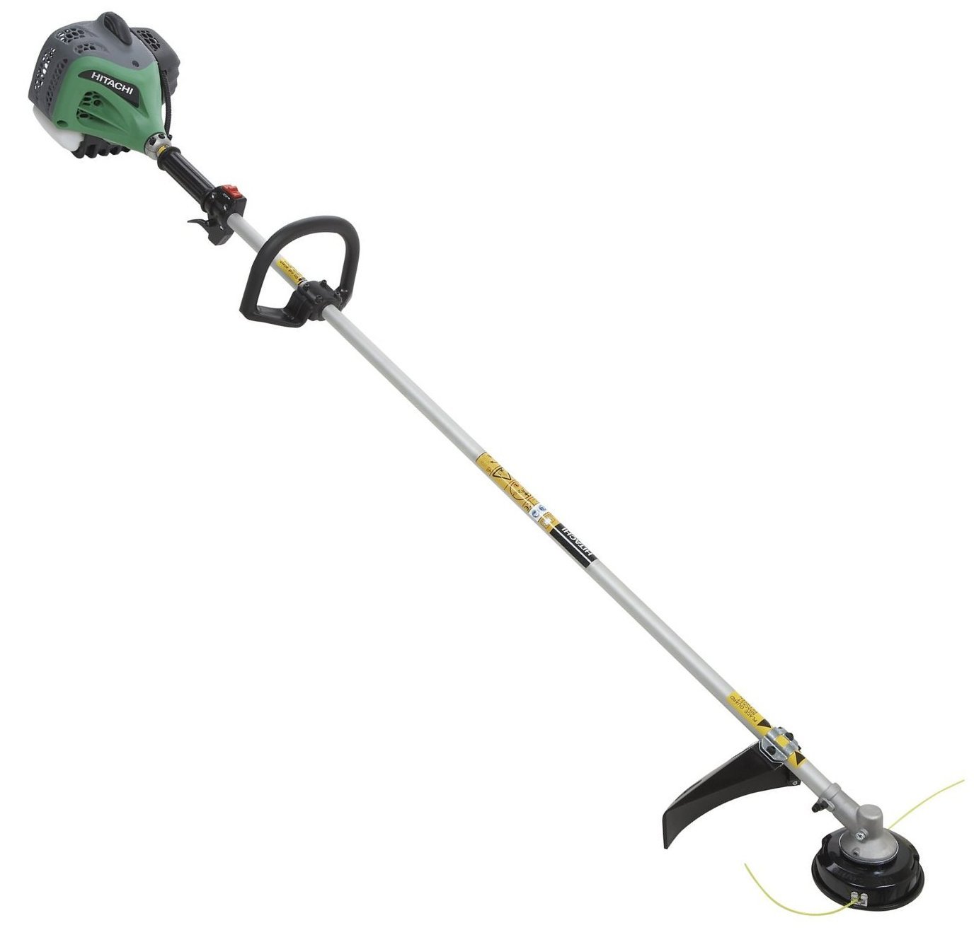 Hitachi CG24EKSL 23.9cc 2-Stroke Gas Powered Straight Shaft Commercial Grade Grass Trimmer / Brush Cutter (CARB Compliant)