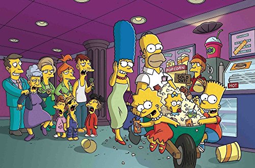 Fashion Bedroom Decoration Wallpaper Custom The Simpsons Poster Well Design