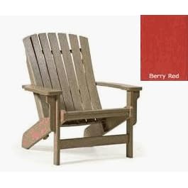 Casual Living Adirondack Style Fanback Chair - Berry Red by