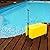 HIO 60 Qt Outdoor Patio Cooler On Wheels, Cooler Cart, Yellow