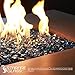 Golden Flame Fire Glass for Fire Pit, 20lb - 1/2