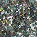 3mm Sequins Flat Round Dark Pewter Gray Rainbow Iris Shiny Metallic. Made in USA