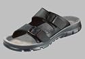 Alpro Slipper ''P 250'' aus Birko-Flor in schwarz mit schmalem Fussbett