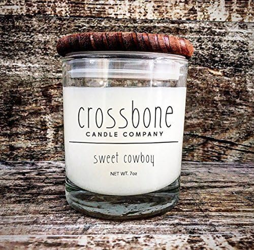 No. 112 SWEET COWBOY - by Crossbone Candle Co. - Soy Candle
