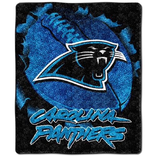 Carolina Panthers Super-Soft Sherpa Blanket