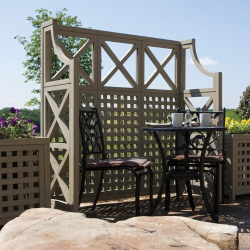 Yardistry Cedar Sitting Nook Kit