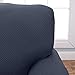 Home Fashion Designs Form Fit, Slip Resistant, Stylish Furniture Shield/Protector Featuring Lightweight Fabric. Savannah Collection Basic Strapless Slipcover Brand. (Sofa, Grey)