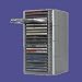 CD Storage Rack Tower, One Touch, Holds 20 CDs