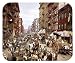 Mulberry Street c1900, New York City Mouse Pad