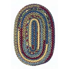 5' Square Sea Glass Oval by Colonial Mills Cottage Comfort Collection TC57