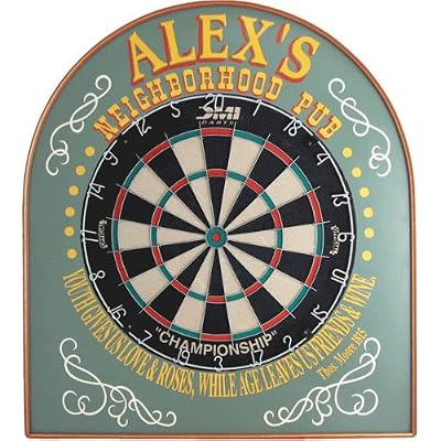 Combination Dartboard with Backboard