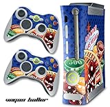 New XBOX 360 Console Protective Decal Skin - Vegasballer - Blue