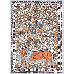 Paper Art Madhubani Folk Paintings for Home Decor 22 x 30 inches