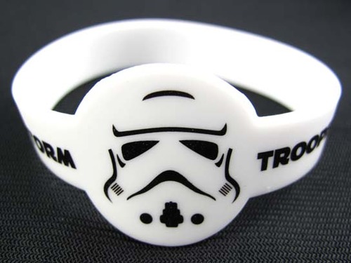 Star Wars Storm Trooper Wristbands (8) Party Supplies