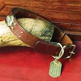 Col. Littleton Genuine Leather Adjustable Dog Collar