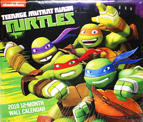 Teenage Mutant Ninja Turtles 2016 12 Month Wall Calendar
