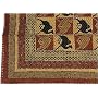 Home Decor Bed Spread Comforter Block Print on Cotton Size Twin (bscov337a)