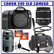 EOS 50D SLR Digital Camera (Body) + Canon EF-S 18-55mm IS Lens + Canon EF 75-300mm III Lens + Canon Gadget Bag + Spare Lithium-Ion Battery + 16GB + 8GB + Intermediate Photographer K#1