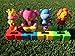 Fun and Cute Toys Solar Dancing Animal Circus Show Including #1 Cutie Hippo, #2 Pink Elephant, #3 Musician Giraffe and #4 Lion with Maracas by Greenbrier
