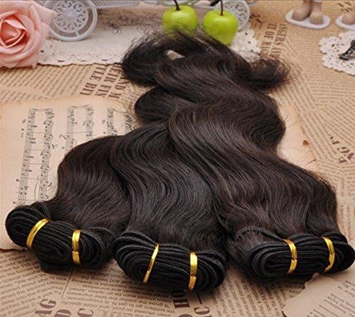 Hhying 1 bundle 50g Brazilian body wave remy hair products weft wavy human extensions weaves Unprocessed 10 inches x 1\
