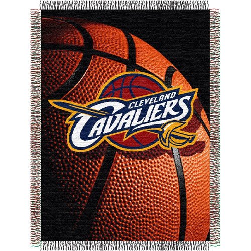 Cleveland Cavaliers NBA Woven Tapestry Throw Blanket (48x60