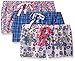 Bottoms Out Women's 3-Pack Woven Boxers