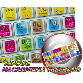 Click here to buy ADOBE MACROMEDIA FREEHAND KEYBOARD STICKERS FOR NOTEBOOK, DESKTOP AND LAPTOP.