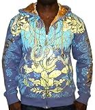 CHRISTIAN AUDIGIER by Ed Hardy Mens Eagle Snake Tattoo Sweatshirt Hoodie Hooded Shirt