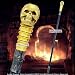 36" Poly Resin Skull Steel Walking Stick Gentleman Cane