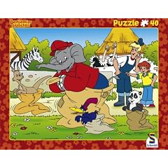 Schmidt Spiele 55715 - Benjamin Bl�mchen, 40 Teile Rahmenpuzzle