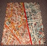 ACTION PAINTING (JACKSON POLLOCK STYLE) MODERN ABSTRACT ART ENTITLED: GOLD RUSH