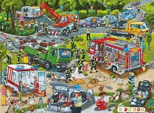 Ravensburger 00554 - tiptoi: Puzzlen, Entdecken, Erleben: Im Einsatz (ohne Stift), 100 Teile