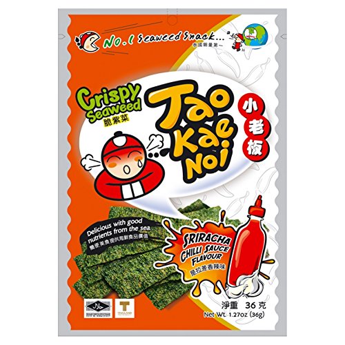 Crispy Seaweed Seaweed,Knusprige Meerealgen mit Chilisauce 3er Pack