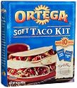 Ortega Soft Taco Dinner Kit (Makes 10 Tacos), 15.2-Ounce Boxes (Pack of 12)