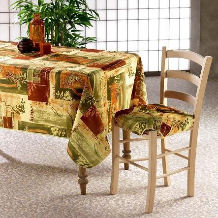 Nappe cali brique rectangle 150x240cm
