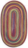 5 x 8 Rectangular Made-to-Order Capel 0210RS05000800950 Hand Braided American "Kill Devil Hill Collection" Vertical Stripe Pattern Rug
