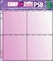 Crop In Style PSB Paper and Sticker 12 Inch by 12 Inch 3-Ring Binder Refill Pages, Quarter/Larger Stickers/Diecuts