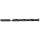 Dormer A190 High Speed Steel Jobber Length Drill Bit Set with Plastic Case, Black Oxide Finish, 118 Degree Conventional Point, Metric, 91 piece, 1.0 mm to 10.0 mm in 0.1 mm increments
