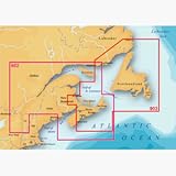 Magellan MapSend BlueNav XL3 Charts for Meridian Nova Scotia/St. Lawrence River Freshwater Map microSD Card