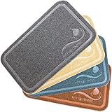 Kittycentric Cat Litter Mat with Scatter Control- Extra Large 35.4x23.5, Dark Grey