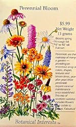 Perennial Bloom Flower Mix 19 Varieties Lupine Candytuft Daisy Columbine Carnation and More 13 Grams