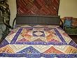 Purple Orange Ivory Bedspread Iris Blue Cream Wall Tapestry Banjara Mirror Throw 80x90