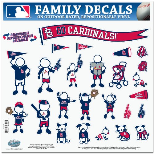 MLB St. Louis Cardinals Large Family Decal Set