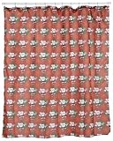 Carnation Home Fashions Santa Claus Fabric 6 by 6 Shower Curtain