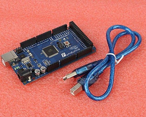 heart seallc Mega 2560 ATmega2560-16AU Board Funduino (Arduino-compatible) + Free USB Cable