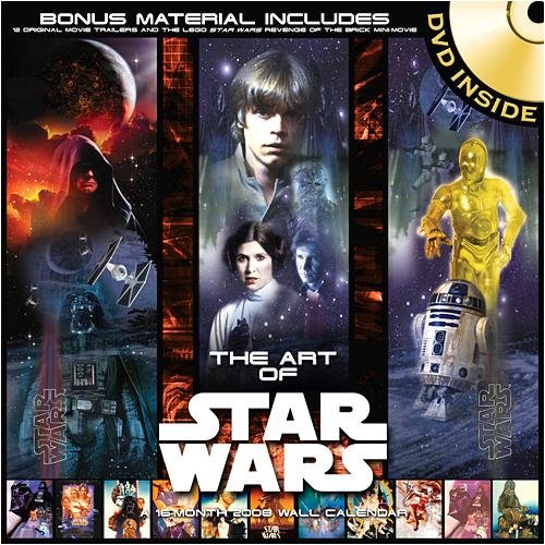 The Art of Star Wars 2008 DVD Wall Calendar