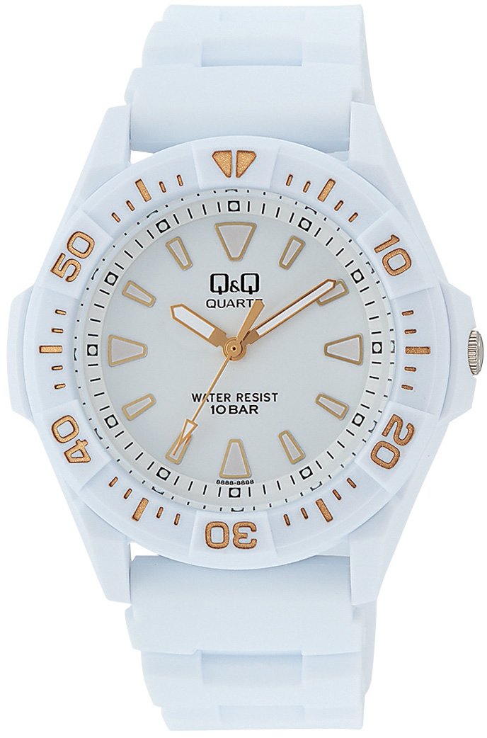 Q 手表 スポーツタイプ アナログ表示 10気圧防